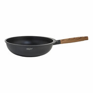 Wokpan Oroley Nature Hout Gegoten aluminium 30 cm 1