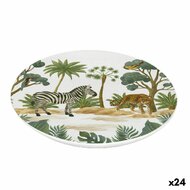 Dessertbord La Mediterr&aacute;nea Sauvage Melamine 20 x 20 x 1,5 cm (24 Stuks) 1