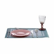 Dinerbord Roze Glas 21 x 2 x 21 cm (6 Stuks) 2