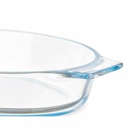 Serveerschaal Met handvatten Transparant Borosilicaatglas 800 ml 27 x 4,5 x 15,8 cm (18 Stuks) 3