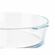 Serveerschaal Met handvatten Transparant Borosilicaatglas 1,6 L 23 x 6 x 20 cm (12 Stuks) 3