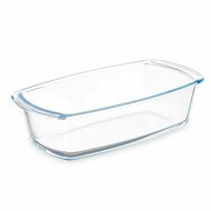 Serveerschaal Met handvatten Transparant Borosilicaatglas 1,6 L 27 x 7,2 x 14 cm (12 Stuks) 2