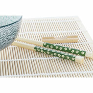 Sushi set DKD Home Decor 14,5 x 14,5 x 31 cm Groen Keramiek Orientaals (16 Onderdelen) 3