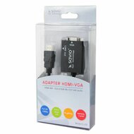 Adapter HDMI naar VGA Savio CL-23 Zwart 2