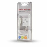 Adapter HDMI naar VGA Savio CL-27 Wit 2