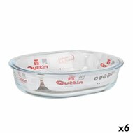 Ovenschaal Quttin   Glas Ovalen 1,5 L 23,7 x 18,8 cm (6 Stuks) 1