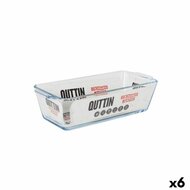 Ovenschaal Quttin   Glas Rechthoekig 825 ml 23,1 x 10 x 6,1 cm (6 Stuks) 1