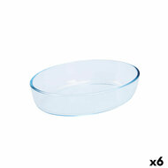 Ovenschaal Pyrex Classic Vidrio Transparant Glas Ovaalvormig 26 x 18 x 7 cm (6 Stuks) 1