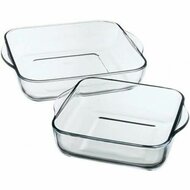 Set met ovenschalen 1690037 Transparant Kristal 1 L (2 Stuks) 3