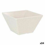 Aperitiefschaaltje La Mediterr&aacute;nea Melamine Wit Helderheid 10 x 10 x 6 cm (24 Stuks) 1