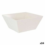 Aperitiefschaaltje La Mediterr&aacute;nea Melamine Wit Helderheid 18 x 18 x 8 cm (24 Stuks) 1