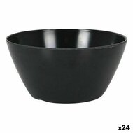 Aperitiefschaaltje La Mediterr&aacute;nea Melamine Antraciet 14,5 x 7 cm (24 Stuks) 1