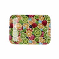 Ontbijtdienblad Quid Habitat Multicolour Plastic 28 x 20 x 1,5 cm Met handvatten Vruchten (12 Stuks) 3