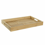 Dienblad DKD Home Decor Natuurlijk Bamboe 43 x 27 x 4,5 cm 1