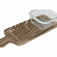 Snackdienblad Home ESPRIT Natuurlijk 320 ml 36 x 11 x 6 cm 2