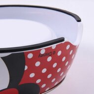 Voerbak voor honden Minnie Mouse Rood Melamine 180 ml Zwart Metaal 2