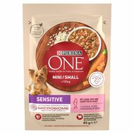 Natvoer Purina One Zalm 85 g 1