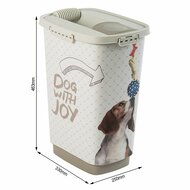 Voerbak voor katten Rotho Beige Plastic 2