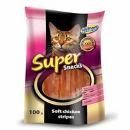 Kattensnoepjes Hilton Soft chicken stripes Kip 100 g 1