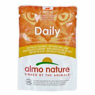 Kattenvoer Almo Nature Daily Kip Zalm 70 L 70 g 1