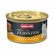 Kattenvoer Animonda Vom Feinsten Mousse Pollo y Conejo Kip Konijn 85 g 1