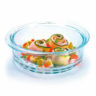 Ovenschaal Pyrex Steam&amp;Care Transparant Glas 2