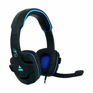 Gaming Headset met Microfoon Ewent PL3320 Zwart Blauw 1