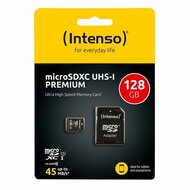 Micro SD kaart met adapter INTENSO 34234 UHS-I XC Premium Zwart 2