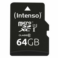 Micro SD kaart met adapter INTENSO 34234 UHS-I XC Premium Zwart 6