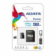 Micro SD kaart met adapter Adata CLASS10 32 GB 1