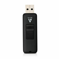 Micro SD kaart met adapter V7 Zwart 16 GB 1