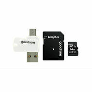 Micro SD kaart met adapter GoodRam M1A4 All in One Zwart 128 GB UHS-I 1