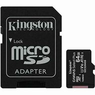 Micro SD kaart met adapter Kingston Canvas Select Plus 64 GB 1