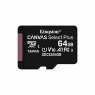 Micro SD kaart met adapter Kingston Canvas Select Plus 64GB 64 GB 3