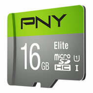 Micro SD kaart met adapter PNY P-SDU16GU185GW-GE Elite C10 16 GB 2