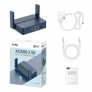 Router Cudy AX3000 Blauw RJ45 Ethernet LAN Wi-Fi 3