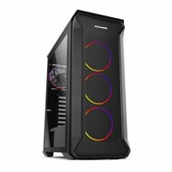 Micro ATX/ Mini ITX / ATX Midtower Behuizing Nox 8436587970375 RGB &Oslash; 12 cm Zwart 1