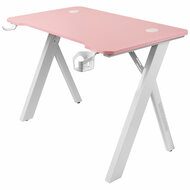 Bureau Mars Gaming MGD100RGBP Wit Roze Staal 100 x 60 cm 3