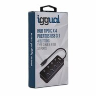 USB-HUB iggual IGG318485 4