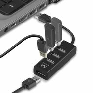 USB-HUB Ewent EW1123 Zwart 1