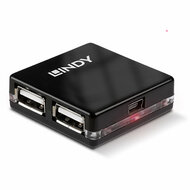 USB-HUB LINDY 42742 Zwart 1