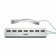 USB-HUB Nilox NXHU7ALU2 Grijs 1