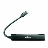 USB-HUB Nilox NXHUBUSBC11 Zwart 1