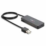 USB-HUB LINDY 42986 Zwart 2