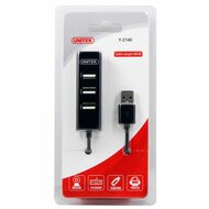 USB-HUB 3 Poorten Unitek Y-2140 Zwart 5