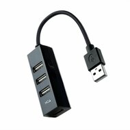 USB-HUB NANOCABLE 10.16.4404 Zwart (1 Stuks) 1