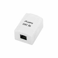 Connector RJ45 Categorie 5 UTP Lanberg OU5-0001-W Wit 1