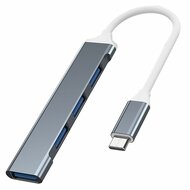 USB-HUB Vakoss TC-4125X Zilverkleurig 1