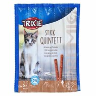 Kattensnoepjes Trixie   5 x 5 g Zalm Pauw Lam Lever Vogels 1