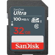 SD Geheugenkaart SanDisk Ultra SDHC Mem Card 100MB/s 32 GB 1